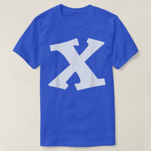 Spaß Alphabet Letter X Kindergarten Lehrer Niedlic T-Shirt (Design vorne)