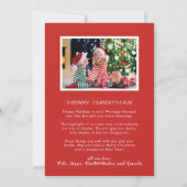 Spaß Alte Mode Weihnachten Drei Foto (Rückseite)