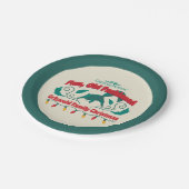 Spaß, altmodische Griswold Familie Weihnachten Pappteller (Schrägansicht)