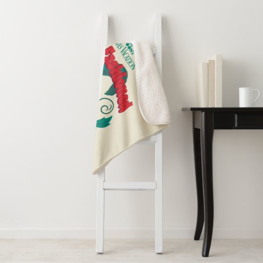 Spaß, altmodische Griswold Familie Weihnachten Sherpadecke (Beispiel)