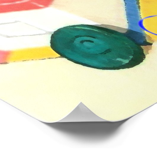 Spaß am Beach Poster (Ecke)