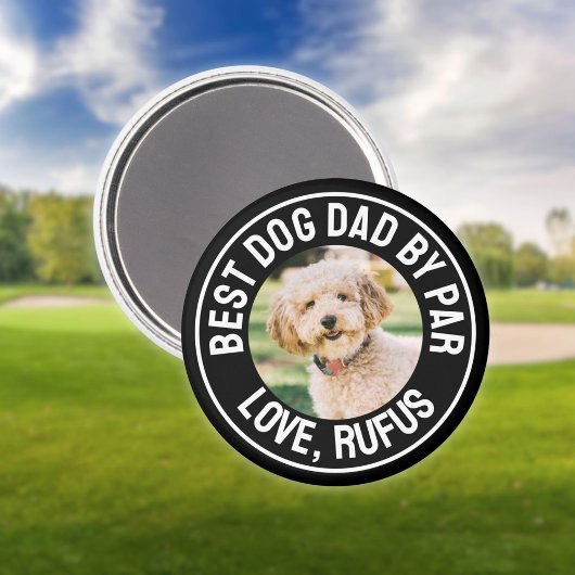 Spaß am besten Hund Vater per Par Foto Magnet