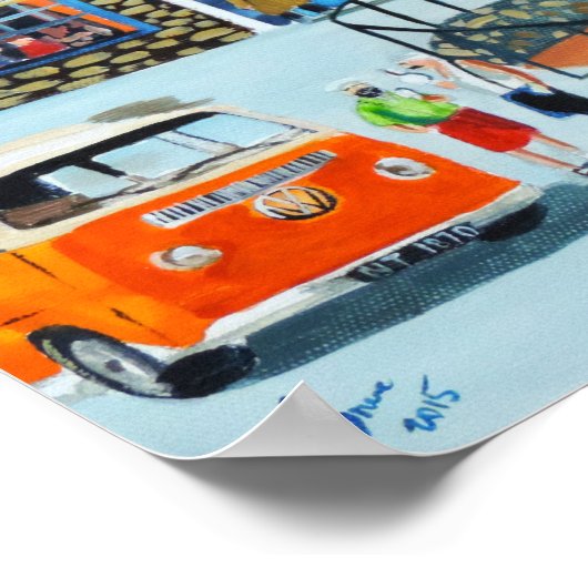 Spaß am britischen Meer Poster (Ecke)