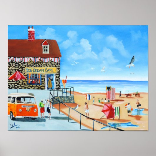 Spaß am britischen Meer Poster (Vorne)