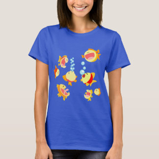 Spaß am Cartoon der Fische T - Shirt