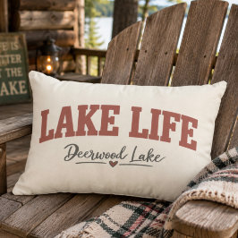 Spaß am Deerwood Lake Outdoor Lake Leben Kissen Für Draußen