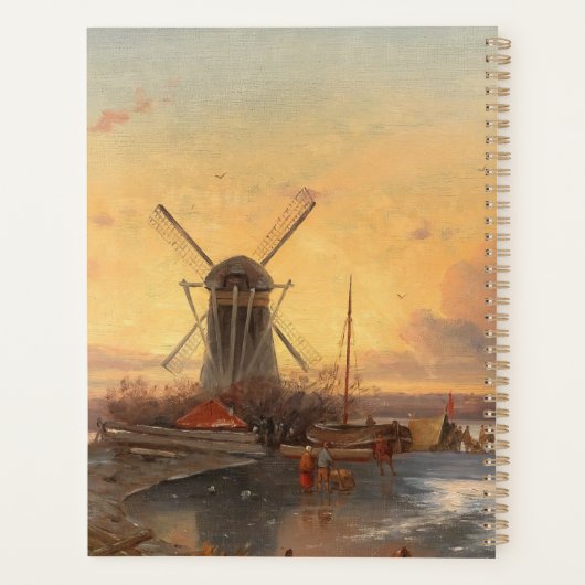 Spaß am Eis Jan Jacob Coenraad Spohler Planer (Rückseite)