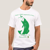Spaß am Fischfang - Bassforelle T-Shirt (Vorderseite)