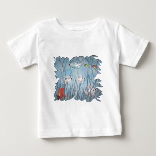 Spaß am Kalkware-Aquarell Baby T-shirt (Vorderseite)
