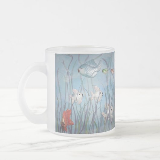 Spaß am Kalkware-Aquarell Mattglastasse (Links)
