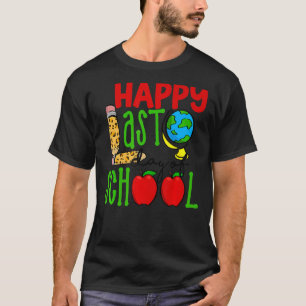 Spaß am letzten Tag der Schule Kinder Lehrer Schül T-Shirt