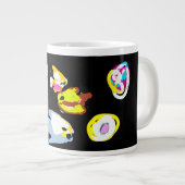 Spaß am Meer Sommer Jumbo-Tasse (Vorderseite Rechts)