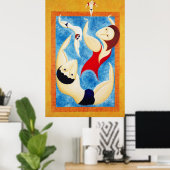 Spaß am Pool Poster (Heimbüro)