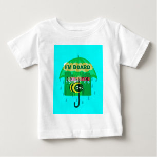 Spaß am Regentag: Eine Bienenperspektive. "Ich bin Baby T-shirt