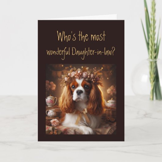 Spaß am schönsten Schwiegertochter? Geburtstag Karte (Vorderseite)