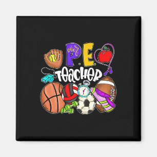 Spaß am Sportlehrer Sportlehrer Zurück zur Schule Magnet