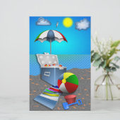 SPASS AM STRAND BRIEFPAPIER (Stehend Vorderseite)