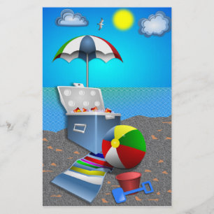 SPASS AM STRAND BRIEFPAPIER