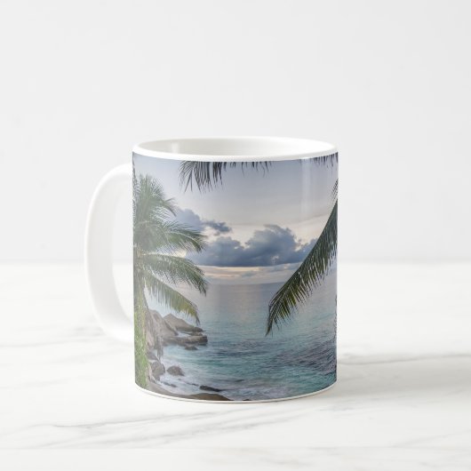 Spaß am Strand Kaffeetasse (Vorderseite Links)