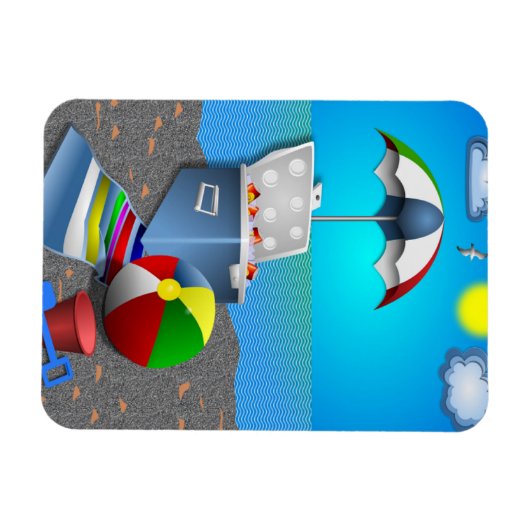 SPASS AM STRAND MAGNET (Horizontal)