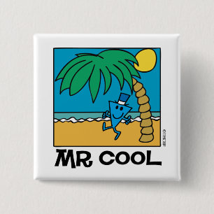 Spaß am Strand mit Mr. Cool Button
