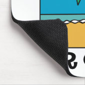 Spaß am Strand mit Mr. Cool Mousepad (Ecke)