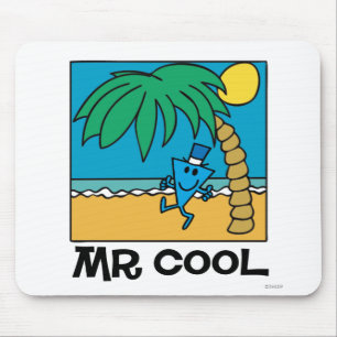 Spaß am Strand mit Mr. Cool Mousepad