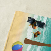 Spaß am Strand Strandtuch (Beispiel)