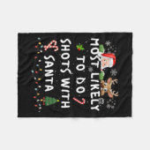 Spaß am wahrscheinlichsten zu lustigen Geschichte  Fleecedecke (Vorderseite (Horizontal))