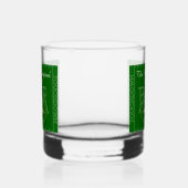 Spaß American Football Bar Rocks Whiskyglas (Rechts)