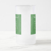 Spaß American Football Bar Trinkbehälter Beer Mattglas Bierglas (Mittel)