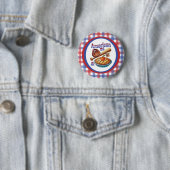 Spaß amerikanisch als Baseball & Apple Pie Button (Beispiel)