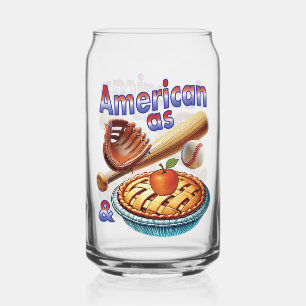Spaß amerikanisch als Baseball & Apple Pie Dosenglas