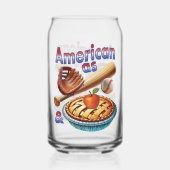 Spaß amerikanisch als Baseball & Apple Pie Dosenglas (Rückseite)