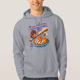 Spaß amerikanisch als Baseball & Apple Pie Hoodie