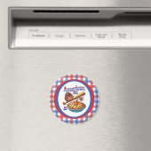 Spaß amerikanisch als Baseball & Apple Pie Magnet (In Situ (Geschirrspüler))