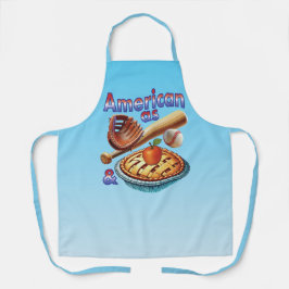 Spaß amerikanisch als Baseball & Apple Pie Schürze