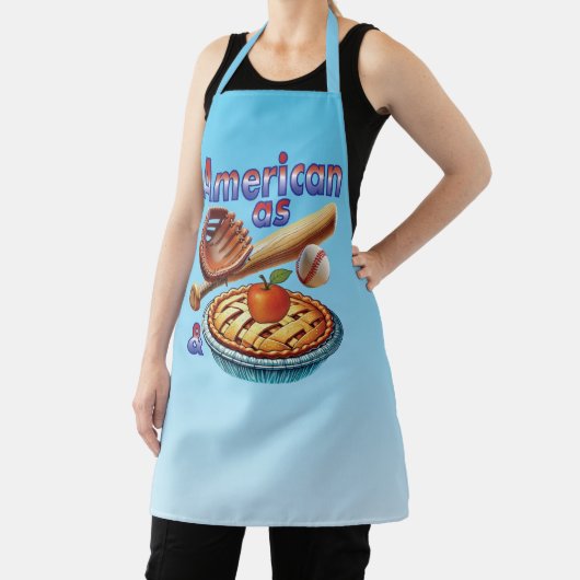 Spaß amerikanisch als Baseball & Apple Pie Schürze (InSitu)