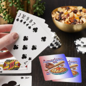 Spaß amerikanisch als Baseball & Apple Pie Spielkarten (In Situ)