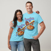 Spaß amerikanisch als Baseball & Apple Pie T-Shirt (Unisex)