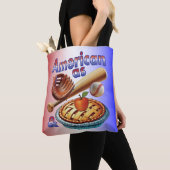 Spaß amerikanisch als Baseball & Apple Pie Tasche (Von Nahem)