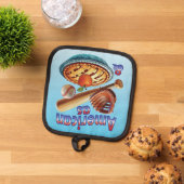 Spaß amerikanisch als Baseball & Apple Pie Topflappen (Oben Unten)