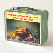 Spaß an der Green Frog School Metall Brotdose (Rückseite)