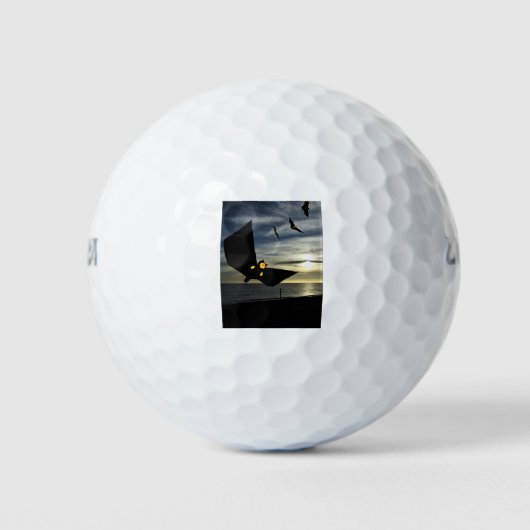 Spaß an Halloween Golfball (Vorderseite)