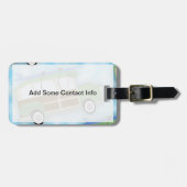 Spaß an Orten Cartoon Rückblende Spaß Gepäckanhänger (Vorderseite horizontal)