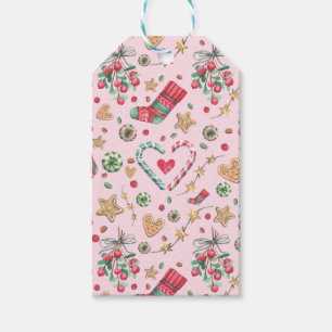 Spaß an Weihnachtskeksen und -kandies Geschenkanhänger