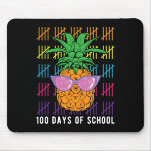 Spaß Ananas 100 Tage Schullehrer und Stude Mousepad