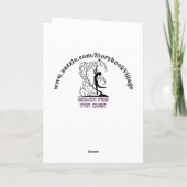 Spaß angesichts der Missgeschick-Anmerkungs-Karte Karte (Rückseite)