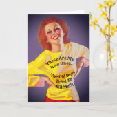 Spaß angesichts der Missgeschick-Anmerkungs-Karte Karte (Gelbe Blume)