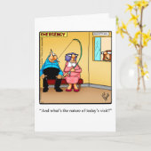 Spaß "Art des heutigen Besuchs" Karte (Gelbe Blume)